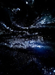Navy Blue Sequins