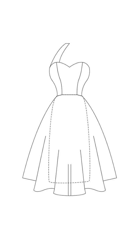 French Gypsy & Audrey Straight Skirt A4 & Letter PDF Free pattern