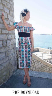 French Gypsy Dress A4 & Letter PDF