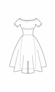 French Gypsy Dress A4 & Letter PDF