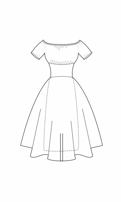 French Gypsy Dress A4 & Letter PDF