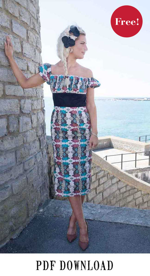 French Gypsy & Audrey Straight Skirt A4 & Letter PDF Free pattern