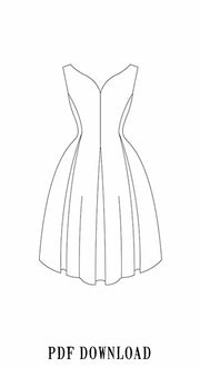 Rose Dress A4 & Letter PDF