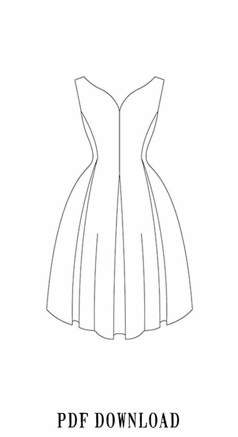 Rose Dress A0 PDF
